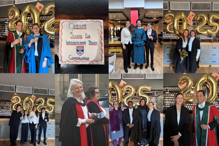 collage of photos from graduation 2025 University of St Andrews